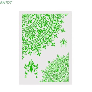 Antot แม่แบบลายฉลุ ลายนูน รูปตัวอักษร สําหรับตกแต่งอัลบั้ม