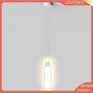 [Lovoski2] โคมไฟ LED ทรงวงรี ดีไซน์มินิมอล สําหรับแขวนข้างเตียงนอน