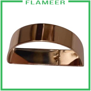 [Flameer] หัวเข็มขัดโลหะ สีทอง สําหรับรัดผ้าเช็ดปาก 6 ชิ้น