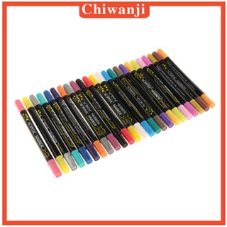 [Chiwanji] ชุดปากกามาร์กเกอร์อะคริลิค หลากสี กันน้ํา สําหรับทํางานหัตถกรรม DIY