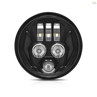 Y- ไฟหน้าโปรเจคเตอร์ LED มุมกว้าง 5.75 นิ้ว สําหรับรถจักรยานยนต์ 1 ชิ้น