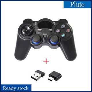 จอยสติ๊กเล่นเกมไร้สาย 2.4G สําหรับ Android Phones PC PS3 TV Box