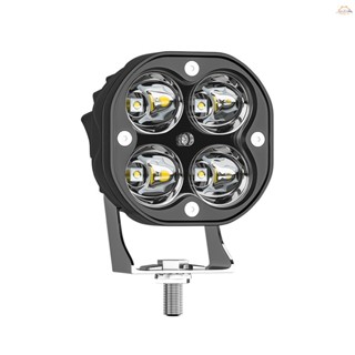 Y- ไฟสปอตไลท์ LED 40W 3nch 6500K ทรงสี่เหลี่ยม สําหรับรถยนต์ รถบรรทุก รถออฟโร้ด ATV SUV 9-80V 1 ชิ้น