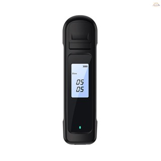 Y-breathalyzer เครื่องทดสอบแอลกอฮอล์ดิจิทัล หน้าจอ LCD มีไฟแบ็คไลท์ สําหรับทดสอบแอลกอฮอล์ในลมหายใจ