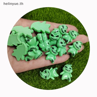 Helinyue ฟิกเกอร์เรซิ่น รูปผี สีเขียว สําหรับตกแต่งบ้าน 10 ชิ้น