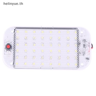 Helinyue ไฟอ่านหนังสือ LED 12v-60v แบบบางพิเศษ สําหรับติดตกแต่งภายในรถยนต์ รถบรรทุก ห้องโดยสาร