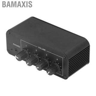 Bamaxis 4 Channel Line Mixer Stereo  Input And Output ZIN