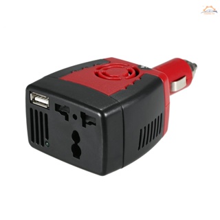 Y-150w DC 12V เป็น AC 110V อินเวอร์เตอร์ แรงดันไฟฟ้าอัตโนมัติ อะแดปเตอร์แปลงไฟในรถยนต์ พร้อมที่จุดบุหรี่