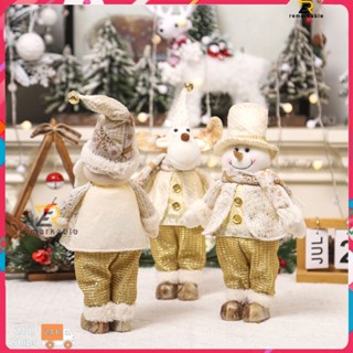 พร้อมสต็อก อุปกรณ์ตกแต่งคริสต์มาส การ์ตูน Luminous Old Man Doll ตกแต่ง Snowman Elk ตุ๊กตายืน ตกแต่งตั้งโต๊ะ โดดเด่น_th