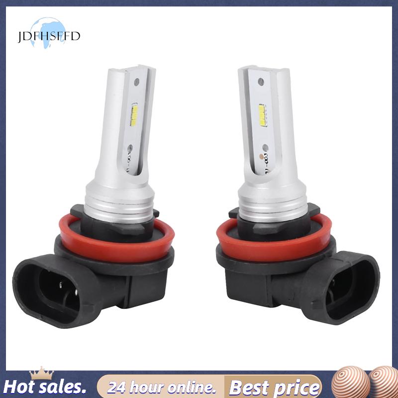 jdfhsffdH8 H11 H16 หลอดไฟหมอก LED, H16 ไฟตัดหมอก LED พลังงานสูง Csp-Y11, Cool White 6500K (แพ็ค 2 ชิ
