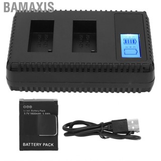 Bamaxis Dual Slot   LCD Screen USB With 1 For