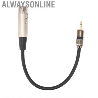 Alwaysonline 3.5mm To XLR Microphone Cable  1/8 inch Multifunction for