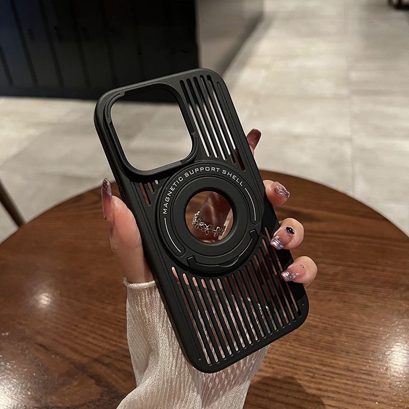🔥ระบายความร้อน เคสไอโฟน เคสแม่เหล็ก พร้อมขาตั้ง สำหรับ เคส 12 13 14 Pro 11ProMax โปร โปรแม็กซ์ เคส i