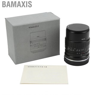 Bamaxis 40mm F2.8 APS‑C Macro Lens  Multilayer Coating Z Mount 2 Low Dispersion Lenses 1:1 Magnification for Products