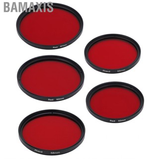 Bamaxis Threaded  Lens Filter Full Red Color Optical Glass For Hot