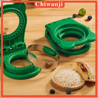 [Chiwanji] เครื่องตัดแซนวิช และซีล ใช้ซ้ําได้ สําหรับทําขนมปังปิ้ง คุกกี้ DIY