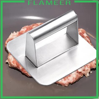 [Flameer] ที่บดเนื้อ เบอร์เกอร์ เนื้อสัตว์ เบอร์เกอร์ ไม่เหนียวติด อุปกรณ์เสริม สําหรับทําอาหาร