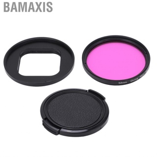 Bamaxis Diving Filter Aluminum Alloy Frame Purple Lens For Hero 9 Hero10