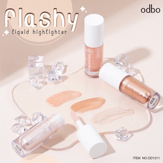 Odbo โอดีบีโอ แฟลชชี่ ลิควิด ไฮไลท์เตอร์ 4 กรัม OD1311 Flashy Liquid Hilighter