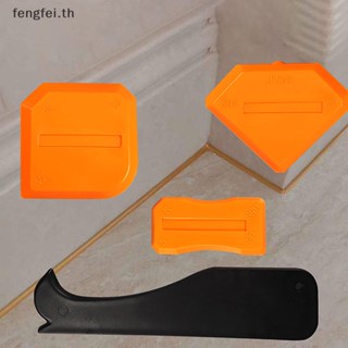Fengfei ชุดเครื่องมือไม้พายซิลิโคน สําหรับขูดซีเมนต์ 4 ชิ้น