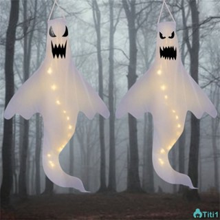 ตกแต่งฮาโลวีน Ghost เครื่องเป่าผมปาร์ตี้สถานที่รูปแบบ Props แขวน Ghost Devil Ghost LED Luminous Ghost จี้ TH1