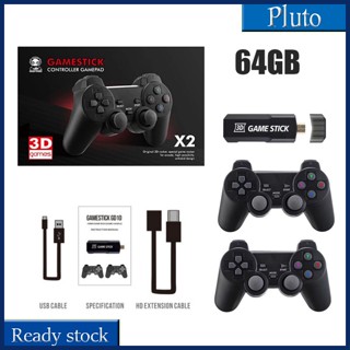 ใหม่ X2 Plus เกมคอนโซลไร้สาย 2.4G 40000 เกม เสียบแล้วใช้งานได้เลย