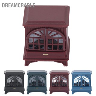 DreamCradle 1:12 ตุ๊กตาเตาผิงพลาสติก Miniature เตาผิงตุ๊กตามินิเฟอร์นิเจอร์อุปกรณ์ตกแต่ง