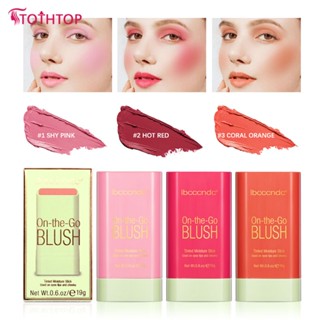 Ibcccndc Cream Blush Stick Hydrating Gloss Lip &amp; Cheek 19g [ท็อป]