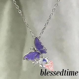 Blessedtime- สร้อยคอโซ่ จี้ผีเสื้อ ฟองนม หวาน ไหปลาร้า เครื่องประดับ ของขวัญวันเกิด สําหรับผู้หญิง และเด็กผู้หญิง