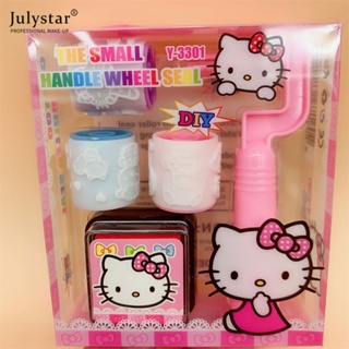 JULYSTAR การ์ตูนน้ำแข็งและหิมะ Roller Seal Roller Handle เด็กนักเรียนชั้นประถมศึกษาการเรียนรู้รางวัลของเล่นของขวัญ