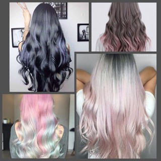 HaiR Ving สีผมไฮไลต์หมวกซิลิโคนSalon Hair Dyeing Cap Hairdressingจัดแต่งทรงผมเครื่องมือโปร่งใสสีขาว