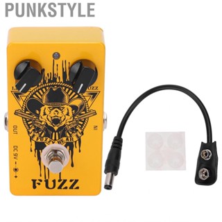 Punkstyle Fuzz Effect Pedal Electric Guitar Fuzzy Bear All Metal  for Music Lovers