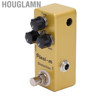 Houglamn Guitar Effect  Analog Signal Path Bass Pedal Golden for Musical Instrument Adjusting