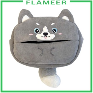 [Flameer] ที่ใส่ทิชชู่ แบบนิ่ม ลายการ์ตูน สําหรับห้องน้ํา อัตโนมัติ