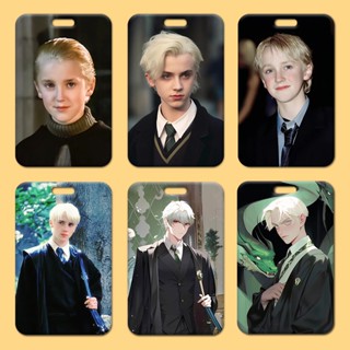 [ซื้อ 2 แถม 1] Draco Malfoy ซองใส่บัตรนักเรียน บัตรมหาวิทยาลัย บัตรอาหาร การเข้าถึง การควบคุมบัตรรถบัส ที่ใส่บัตรแข็ง เอกสารทํางาน เคสป้องกัน