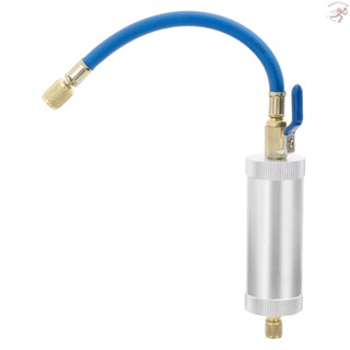 Hlluth R12 R134A R22 หัวฉีดน้ํามันเครื่องปรับอากาศรถยนต์ 2 ออนซ์ 1/4 นิ้ว