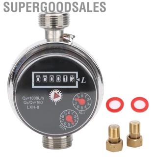 Supergoodsales LXH‑8 1/2 Cold Water Meter Highly Sensitive  Gauge 1.0MPa