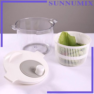 [Sunnimix] เครื่องอบสลัด กระชอนล้างผัก ผลไม้ แบบแมนนวล