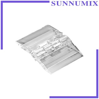 [Sunnimix] กล่องบานพับอะคริลิคใส สําหรับเก็บเครื่องประดับ เครื่องสําอาง