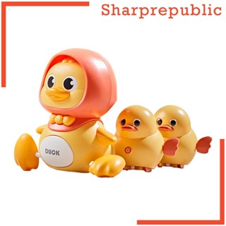 [Sharprepublic] ของเล่นเป็ดเดิน แบบโต้ตอบ สําหรับเด็กผู้ชาย ผู้หญิง