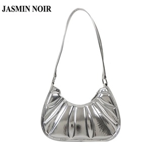 Jasmin NOIR กระเป๋าสะพายไหล่ กระเป๋าถือ หนัง PU ขนาดเล็ก สําหรับสตรี