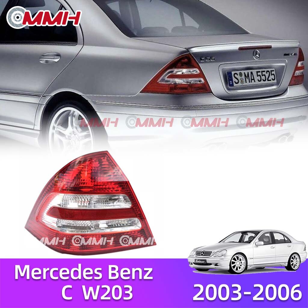 ไฟท้าย ไฟเบรก สําหรับ Mercedes Benz W203 C-Class 2004-2006 เสื้อ​ไฟท้าย ไฟท้าย​แต่ง ไฟท้ายไฟเบรค​ ไฟเลี้ยว Taillamp Taillight ไฟท้าย​ พร้อมทับทิม ไฟท้ายกันชนหลังสําหรับ​ ทับทิมในฝาท้ายไฟท้าย ไฟเบรก ไฟสัญญาณเตือน