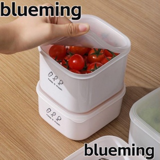 Blueming2 กล่องเก็บอาหาร ผัก ผลไม้ พลาสติก กันชื้น รักษาความสดใหม่ เข้าไมโครเวฟได้ ความจุขนาดใหญ่