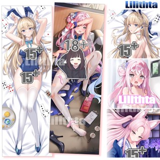 ปลอกหมอน พิมพ์ลายการ์ตูนอนิเมะ Dakimakura Archive Asuma Toki and Misono Mika สีฟ้า