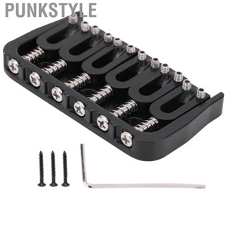 Punkstyle (Black) Electric Guitar Bridge 6 Strings Fixed GA890 Metal