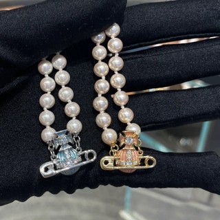 [Kenzero &amp; Viviene westwod] ใหม่ สร้อยคอ สร้อยข้อมือ ประดับมุก รูปคิตตี้
