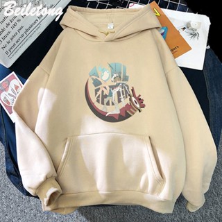 เสื้อกันหนาวแขนยาวลําลอง มีฮู้ด ลายการ์ตูนอนิเมะ Soul Eater Essential Hoddies สีม่วง สไตล์ฮาราจูกุ สําหรับผู้หญิง Y2k