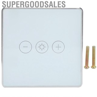 Supergoodsales 400W  Intelligent Switch 3 Gang Wi‑Fi Touch Panel 95‑240V AC