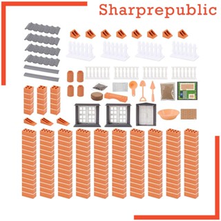 [Sharprepublic] ชุดของเล่นตัวต่ออิฐ เสริมการศึกษาเด็ก สําหรับวันเกิด คริสต์มาส Diy