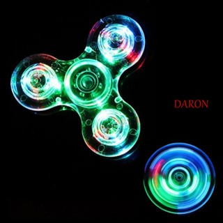 Daron ของเล่นมือหมุน มีไฟ LED เรืองแสง 1 ชิ้น สําหรับเด็ก